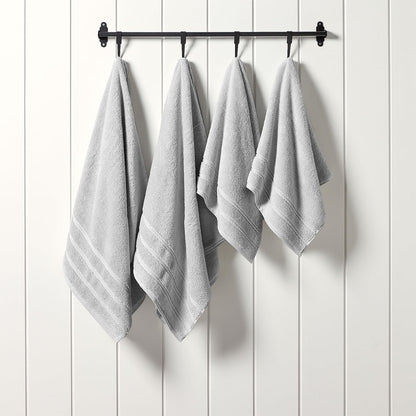 Christy Antalya Family Towel Set | 6 Piece | 100% Turkish Cotton | 600GSM | Soft Plush Luxury Towel Set | 2 Bath Sheets 2 Bath Towels 2 Hand Towels
