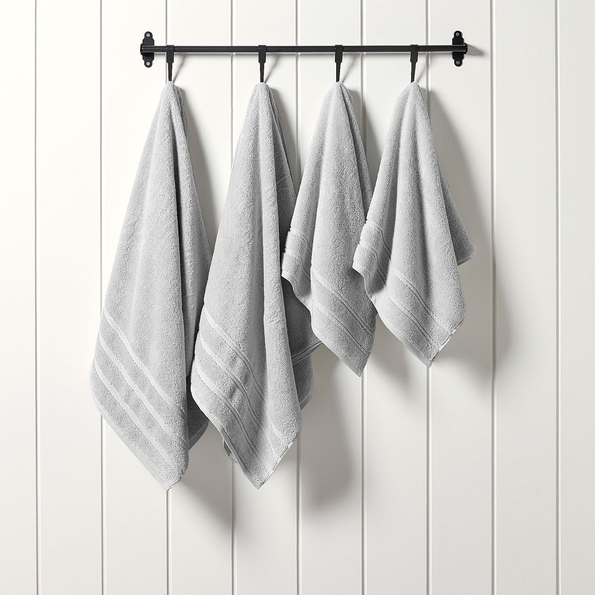 Christy Antalya Large Bath Towels | Set of 6 | 100% Turkish Cotton | 600GSM | Soft Plush Luxury Towel Set