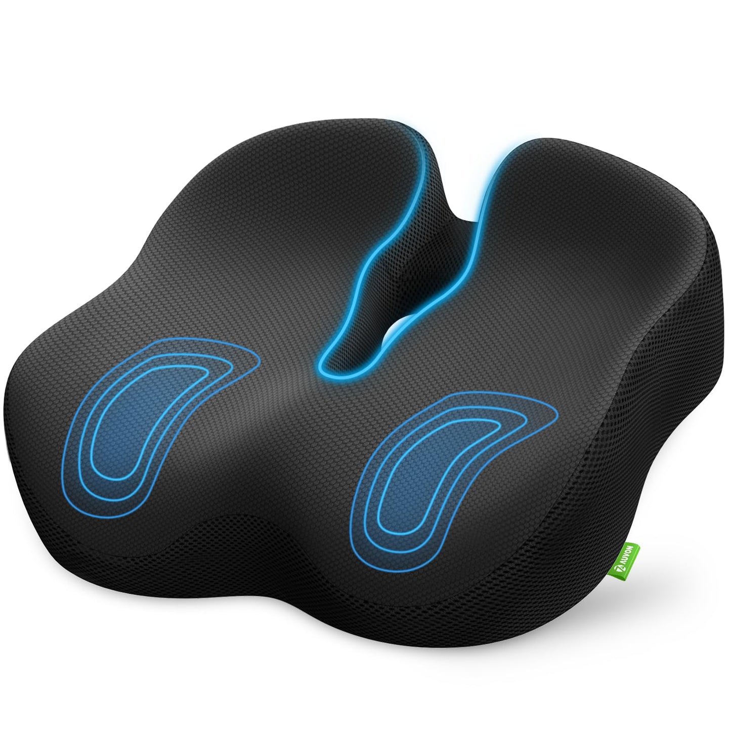 AUVON Thickened Donut Cushion for Hemorrhoids, Thigh Slope for Long Sitting