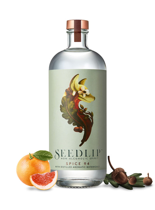 Seedlip Spice 94 | Non-Alcoholic Spirit | with Distilled Aromatic Botanicals | 0% vol | 70cl | Notes of Allspice | Cardamom & Grapefruit | for