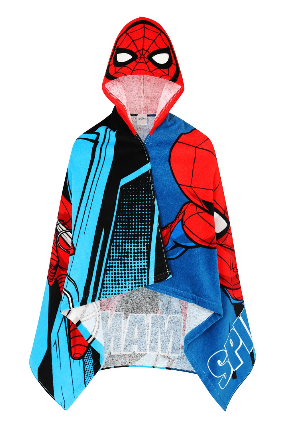 SPIDER-MAN Marvel Hooded Towel Kids Poncho Avengers boys Bath Towel Large Childrens Beach Wrap