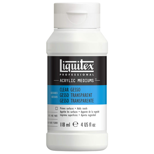 Liquitex Professional Clear Gesso Surface Prep Medium, 118 ml