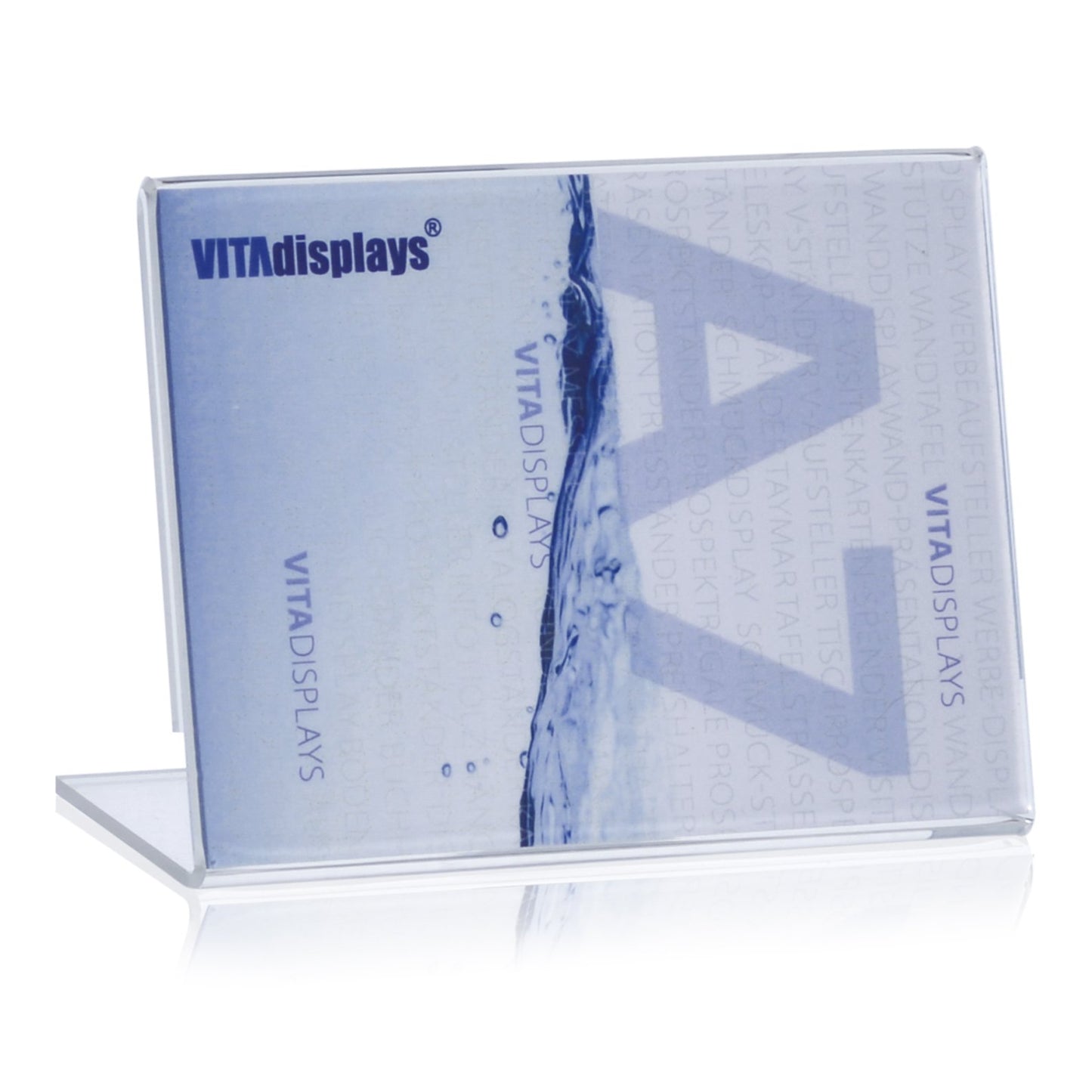 VITAdisplays® Hanging Wall File 10 Pack DIN A7 Transparent