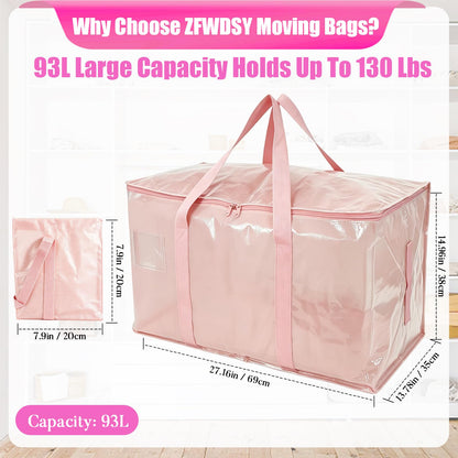 ZFWDSY Moving Bags 93 L,8-Pack Storage Bags Moving Boxes Alternatives