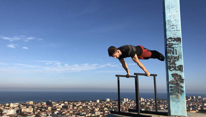 RAMASS Fitness Dip Bars, Tall Parallettes, Dip Station for Strength Training, Calisthenics, Home Gym