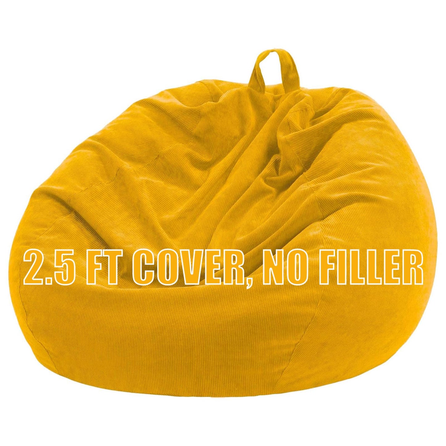 Nobildonna Bean Bag Chair Cover (No Filler) for Kids Beanbag Stuffed Animal Storage Without Filling Plush Toys Holder and Organizer Soft Premium