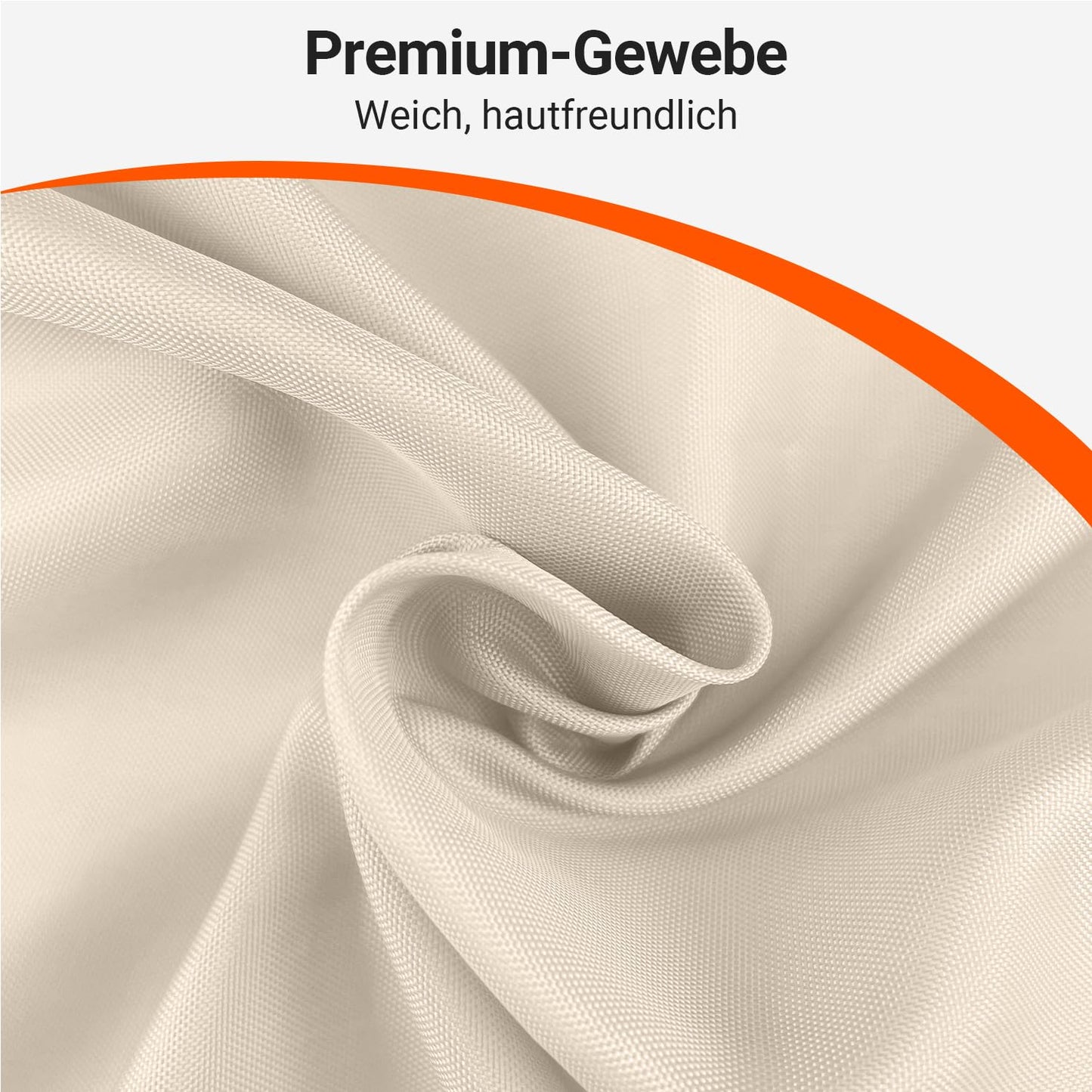 Lerores Shower Curtain, 170 x 240 cm, Beige, Weighted Hem, Anti-Mould Textile, Water-Repellent, Washable Polyester Fabric Bath Curtains for Bathroom