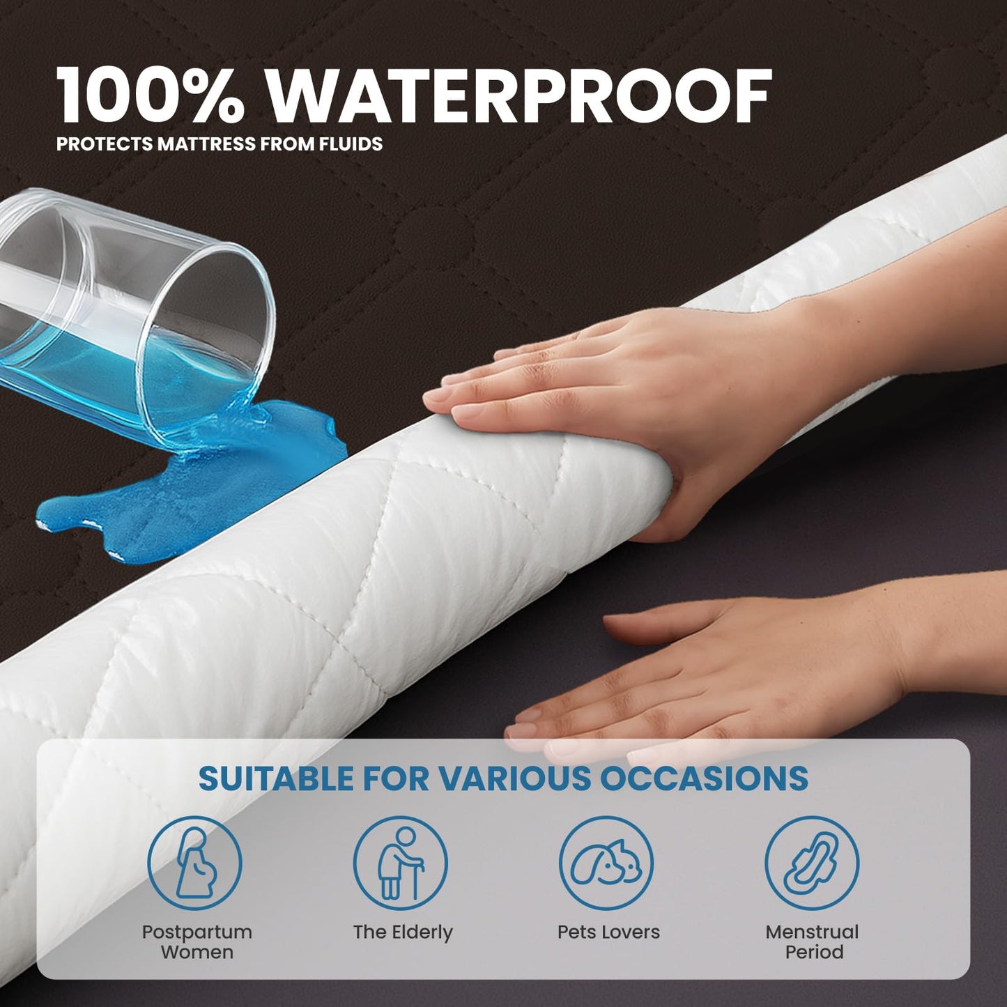 Ystyle Fitted Sheet 90 x 200 cm, Microfibre, Fitted Sheet - Mattress Height up to 30 cm, Curry Dark