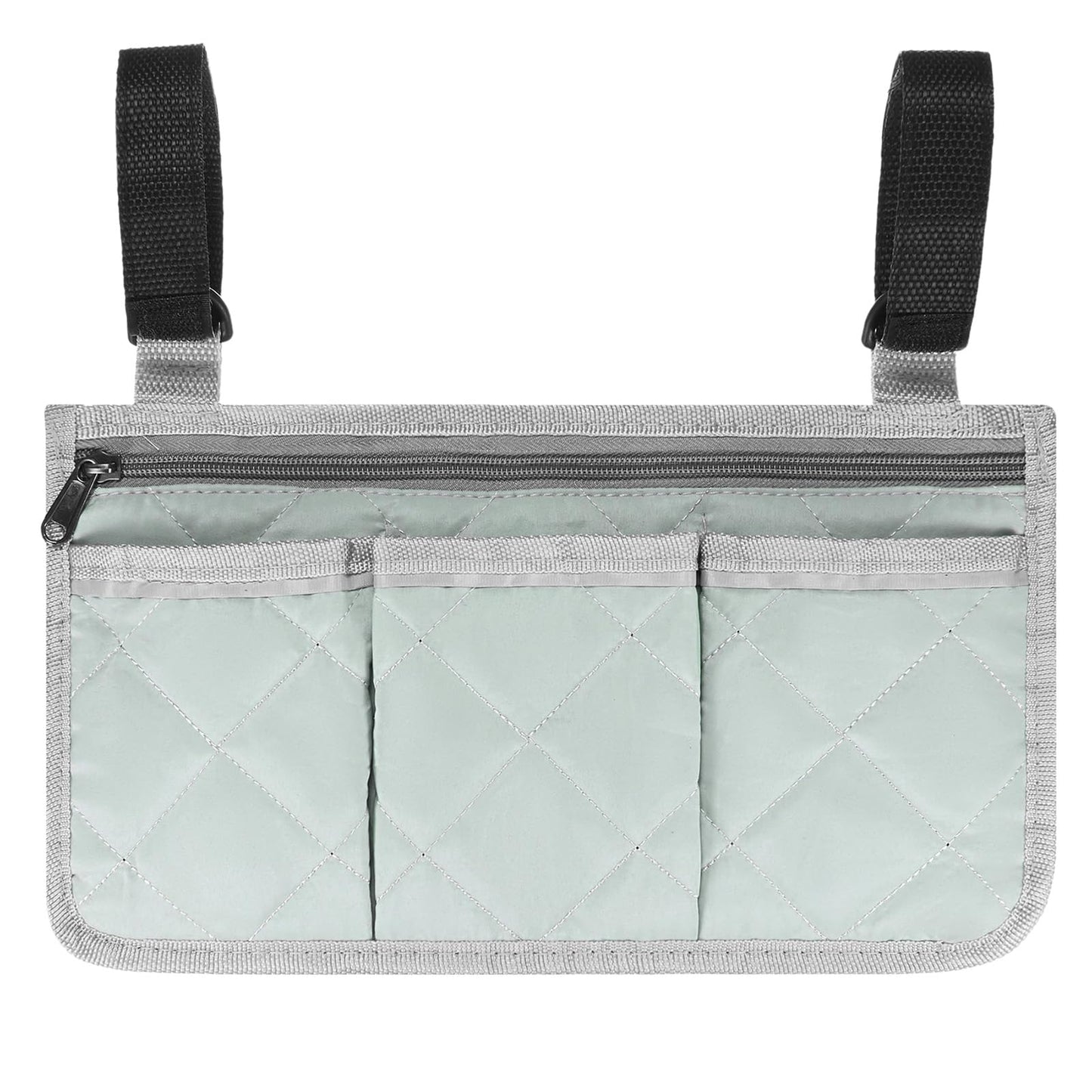 TIXIPEM 1-Pack Beach Chair Armrest Bag 12.8"x7" Polyester Grey