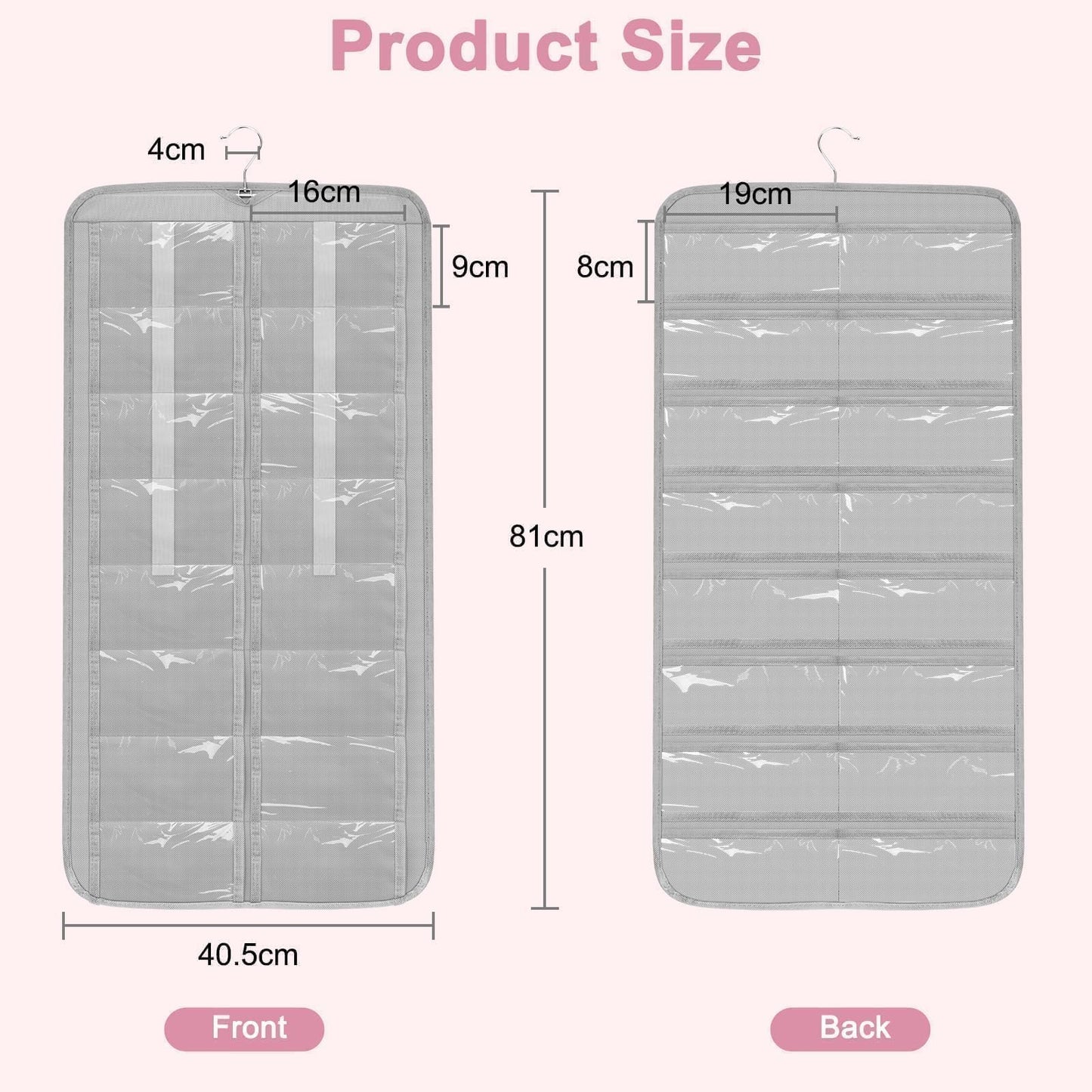 EEEKit Hanging Sunglasses Organizer: Wall Mounted Eyeglasses Holder