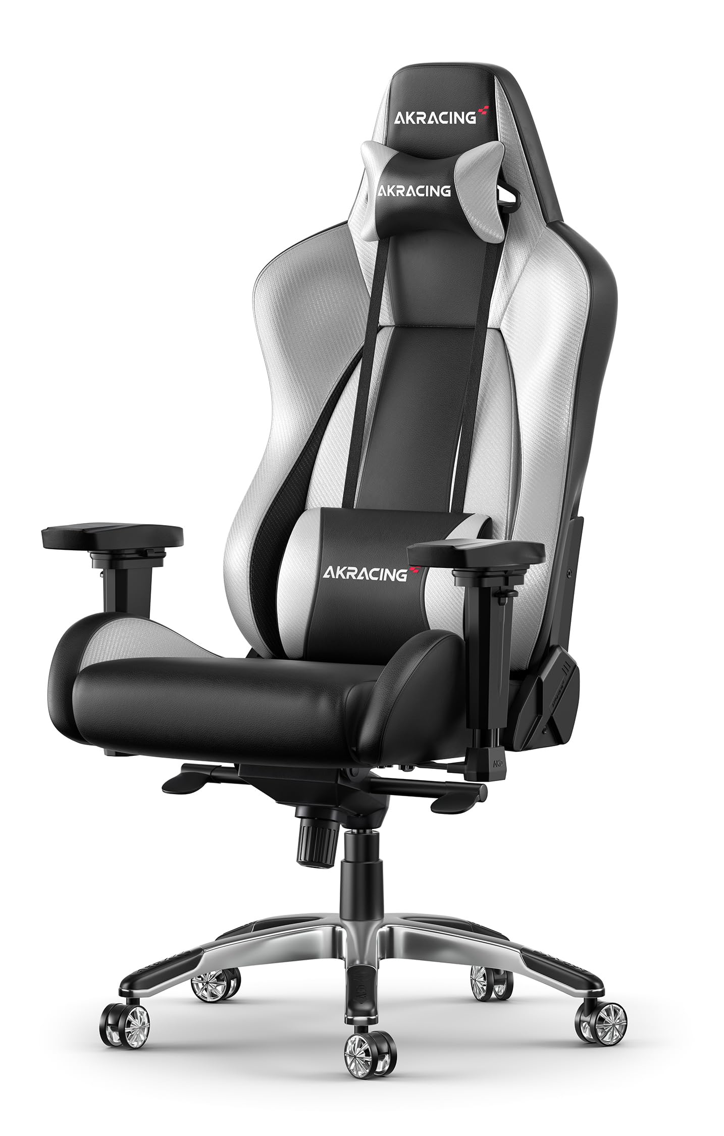 AKRacing Masters Series Premium Gaming Chair with High Backrest, Recliner, Swivel, Tilt, 4D Armrests
