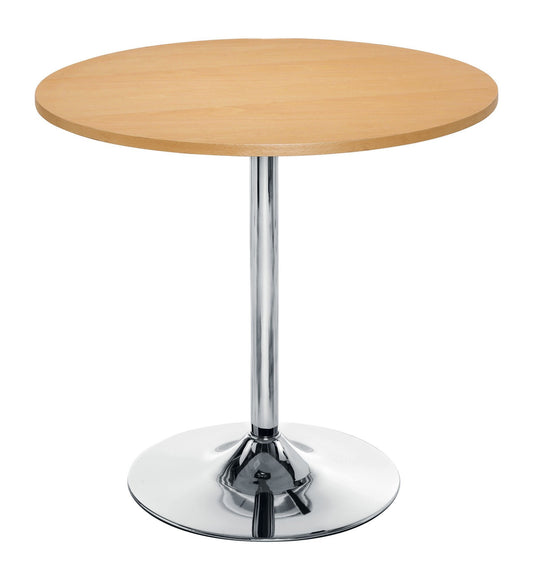 Office Hippo - 80cm Indoor Caf? Bistro Table. Round Dining Table For Kitchen, Dining Room, Home Or Office Space. Pedestal Table Home Furniture With