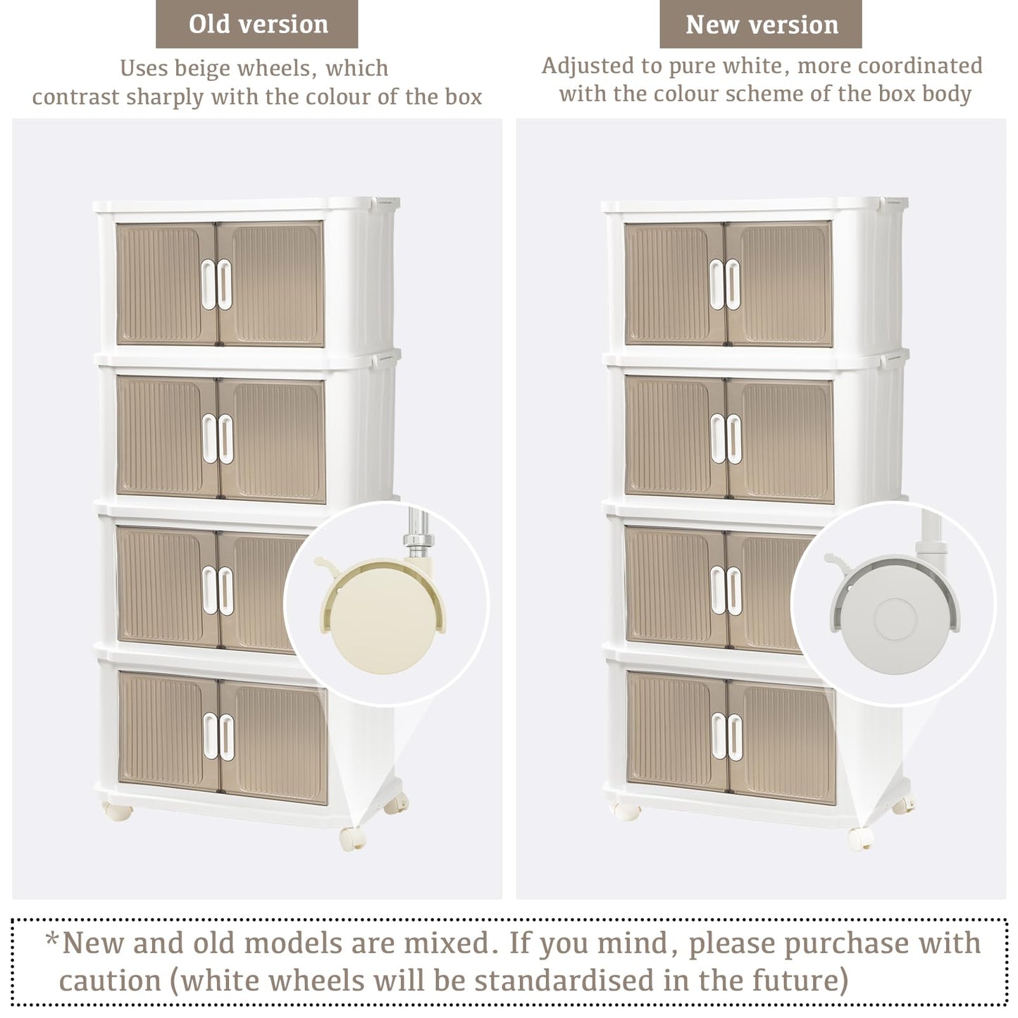 Stackable Plastic Storage Boxes with Lids White Storage Box on Wheels