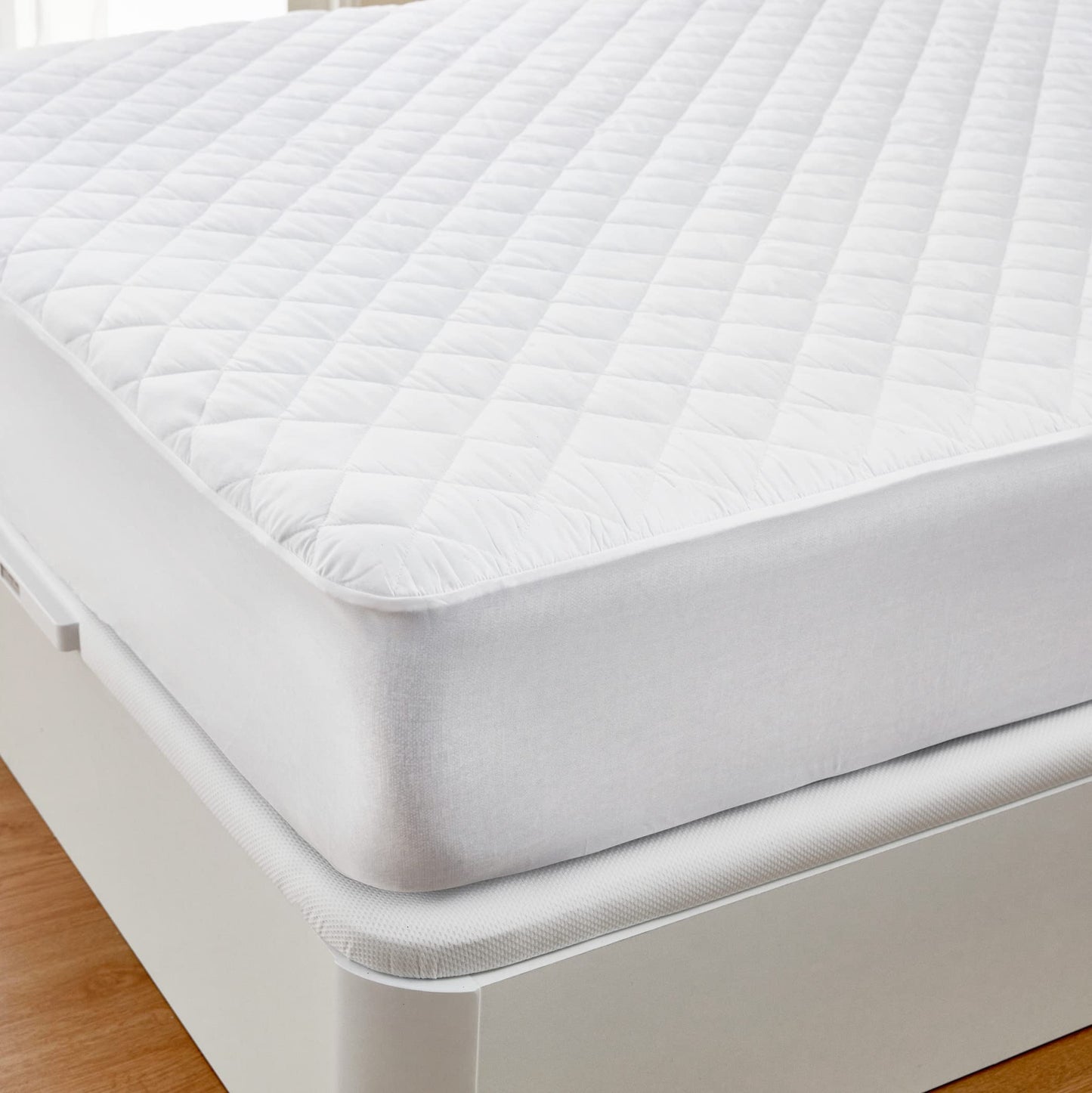 Pikolin Home – Mattress protector, Padded, Highly Breathable 180 x 190/200 cm white