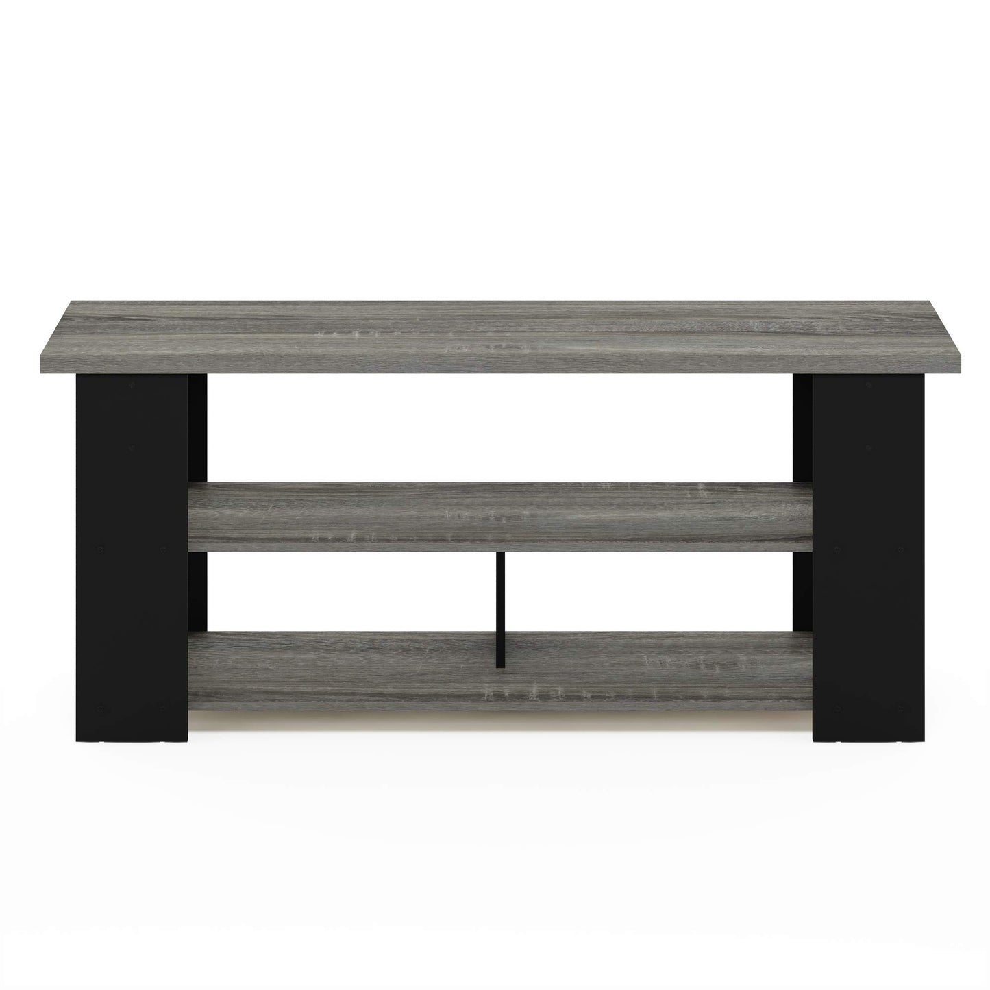 Furinno JAYA TV Stand, Entertainment Center, TV Console for TV up To 55 Inch, for Living Room, Bedroom, French Oak