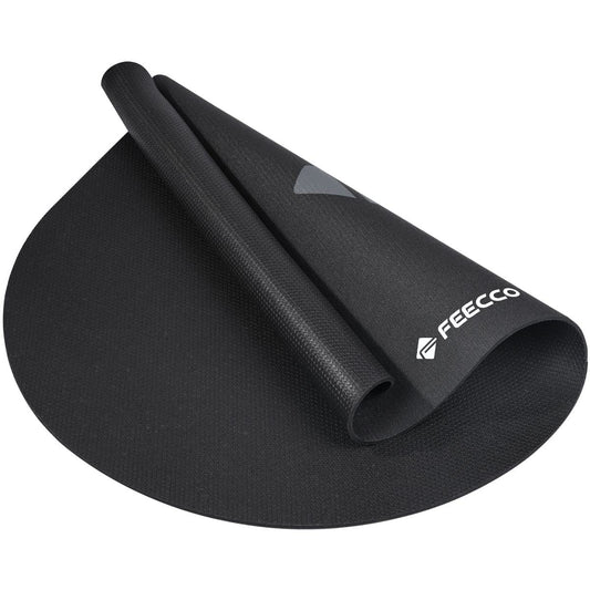 FEECCO Jump Rope Mat, High-Density PVC Skipping Rope Mat, Ultra-Thick for Super Comfort