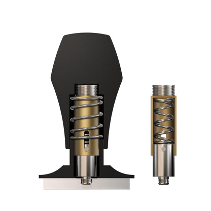 Normcore 51mm Espresso Tamper - Spring-Loaded Tamper  Barista Tools - Barista Coffee Tamper with Anodized Aluminum Tamper Stand Holder  Stainless