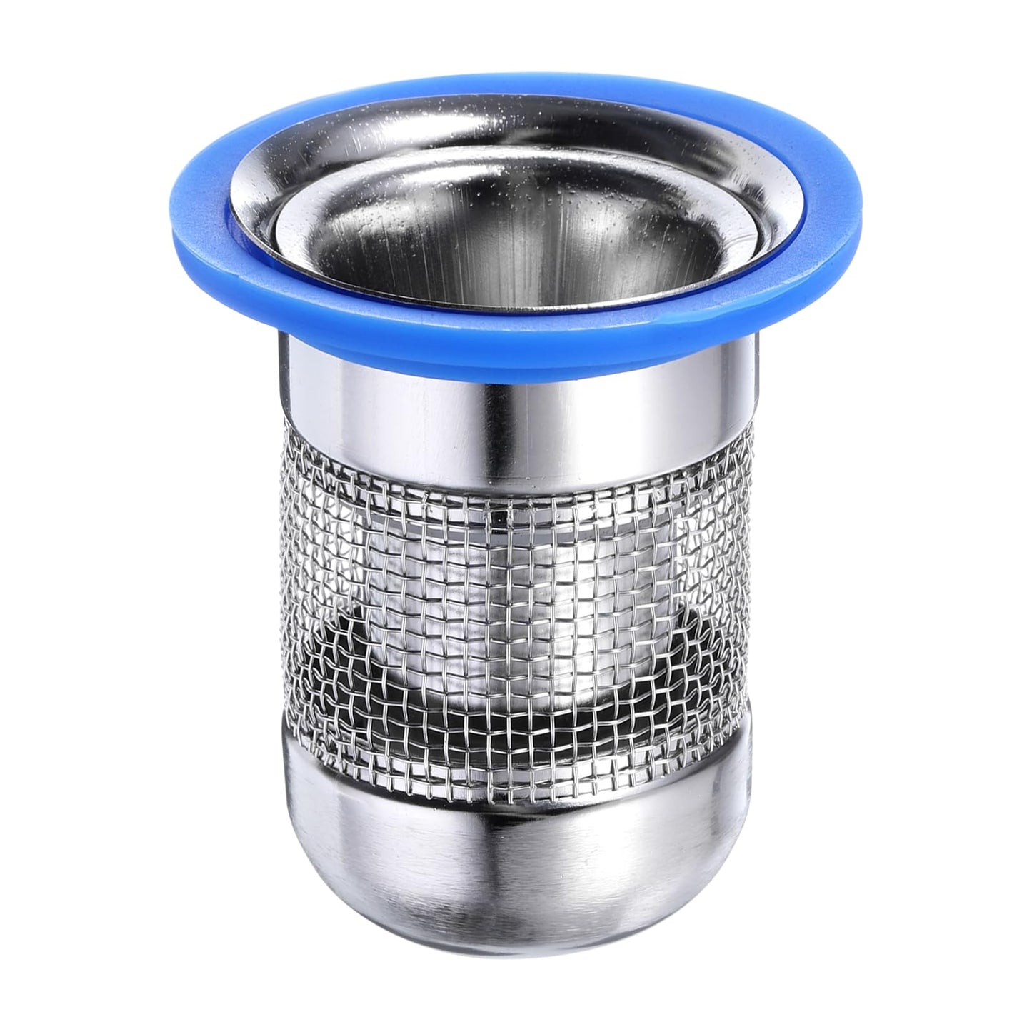 sourcing map Shower Floor Drain Odor Preventer, 62 x 42mm/2.4" x 1.6" One Way Drain Valve Sewer Core Stainless Steel Floor Drain Anti-Odor Plugs for