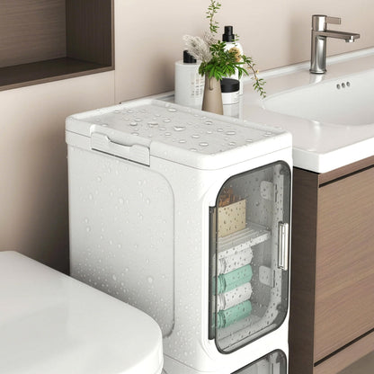 YVVVVY 20cm Bathroom Storage Cabinet, Waterproof Small Tolilet Unit