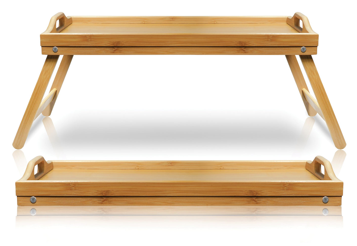 Aidapt Wooden Lap Tray Table with Folding Legs.Homework,Crafts,Reading,Laptop Table.Easy to Store, Lightweight,Use in Bed or on Sofa