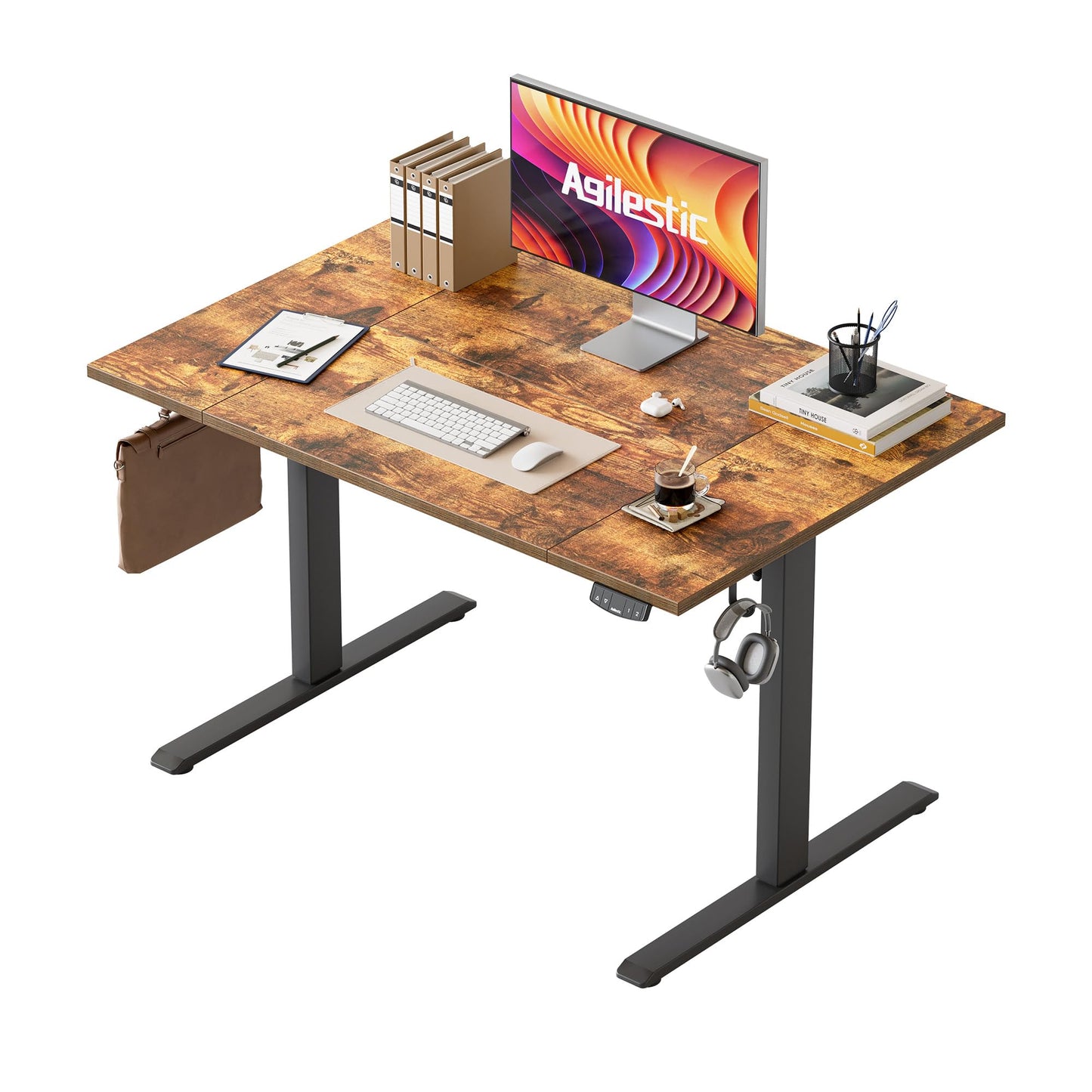 Agilestic Height Adjustable Electric Desk, 2 Memory Height, 120x80cm