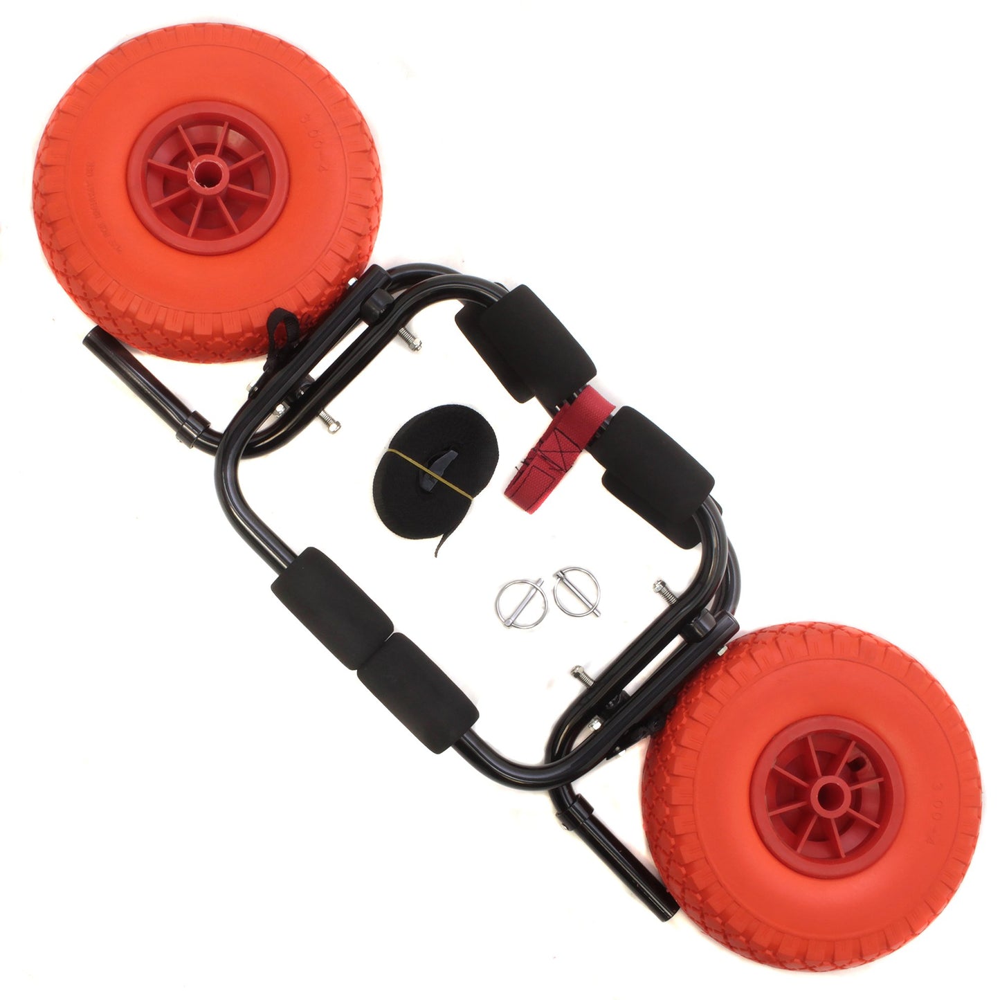 Conwy Kayak Foldable Canoe Cart Trolley 100kg Load Puncture Proof Tyres Canoe SUP Windsurf K3