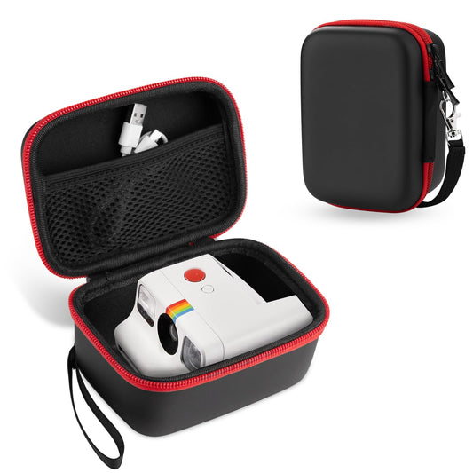 TUNYINSH Case for Polaroid Go Generation 2/ Polaroids Go Mini Instant Camera, Travel Storage Bag for Polaroides Go Camera and Film Accessories (Black)