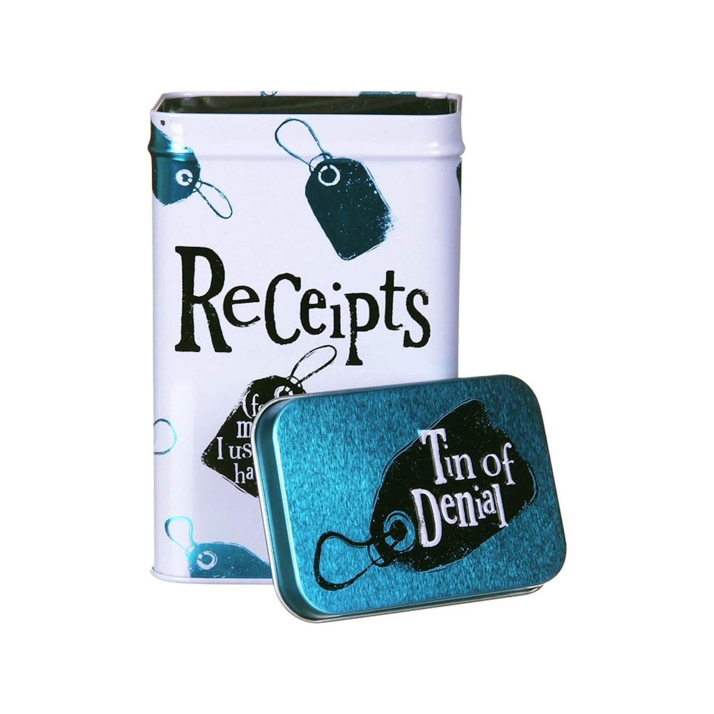 Widdle Gifts Novelty Storage Tin by The Bright Side - Receipts 0407
