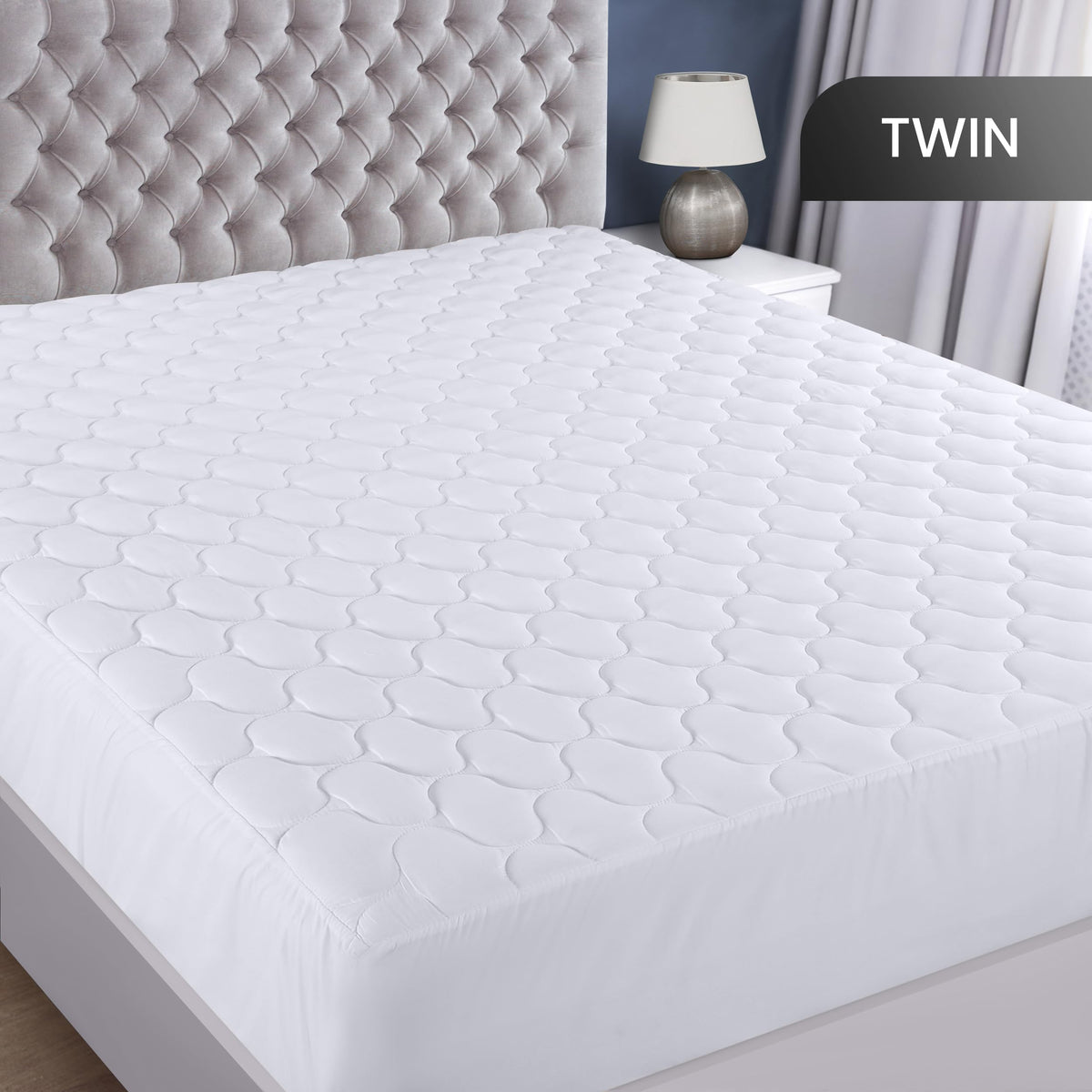 Waterproof Mattress Protector Twin Bed, Quilted Mattress Topper