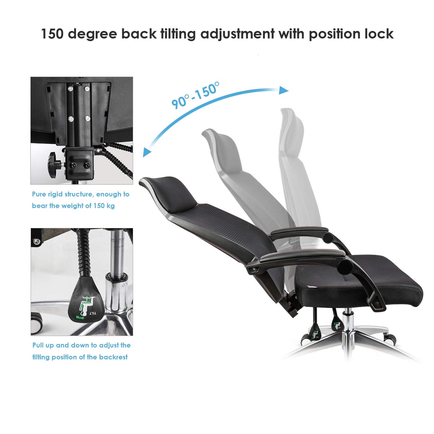 mfavour Office Chair MFV007, black, 5054574094465
