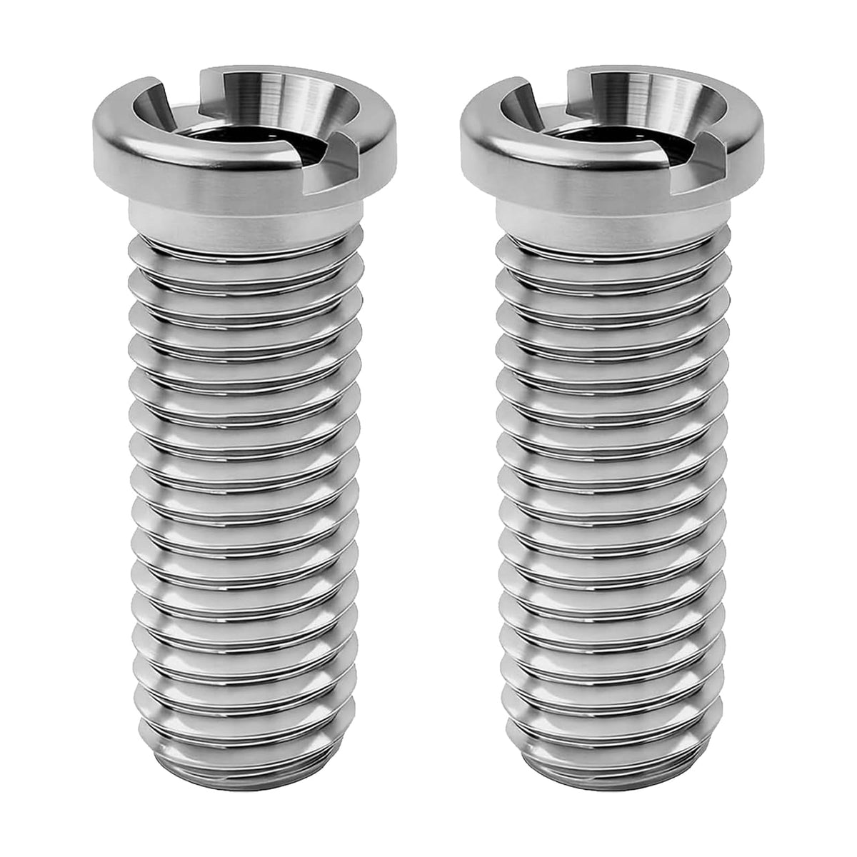 Sink Basket Strainer Screw, 2-Pack 35mm M12 Stainless Steel Hollow Drain Connector Replacement for Kitchen Sink & Wash Basin Waste Valve