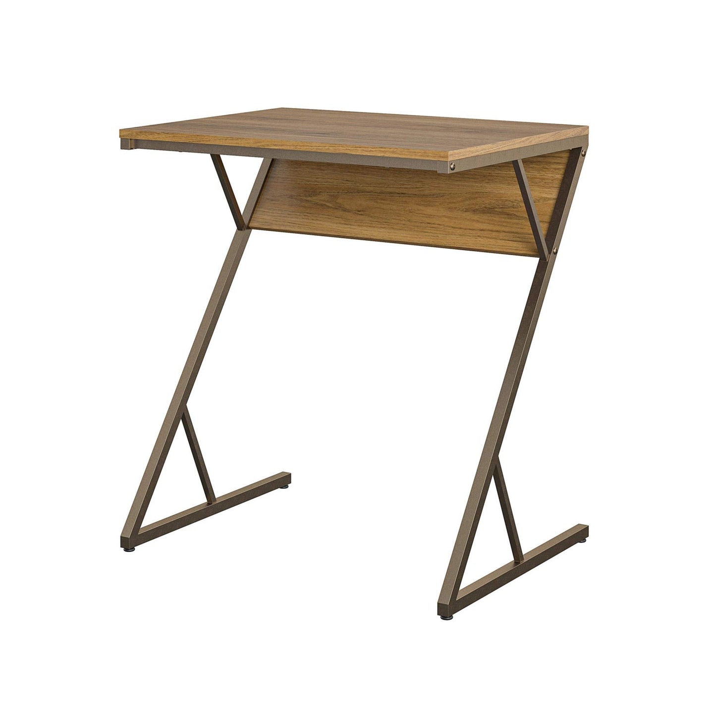 Novogratz Regal Accent Table Walnut Look