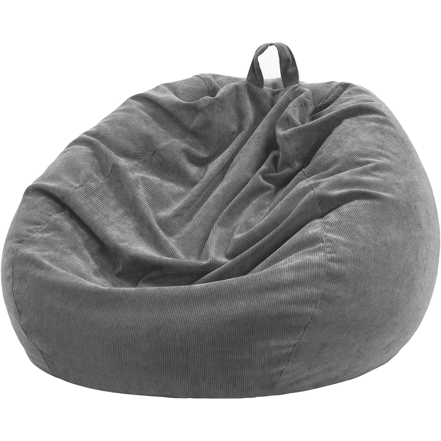 Nobildonna Bean Bag Chair Cover (No Filler) for Kids Beanbag Stuffed Animal Storage Without Filling Plush Toys Holder and Organizer Soft Premium