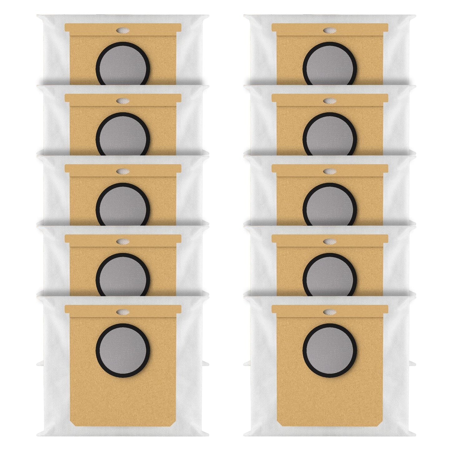 10 Pack Vacuum Bags for Eufy L50 SES, L60 SES Robot Vacuum Cleaner Replacement Dust Bags Accessories