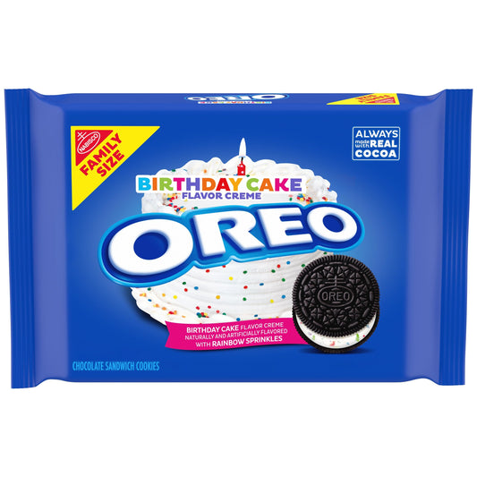 Oreo Cookies Birthday Cake Family Size 482g