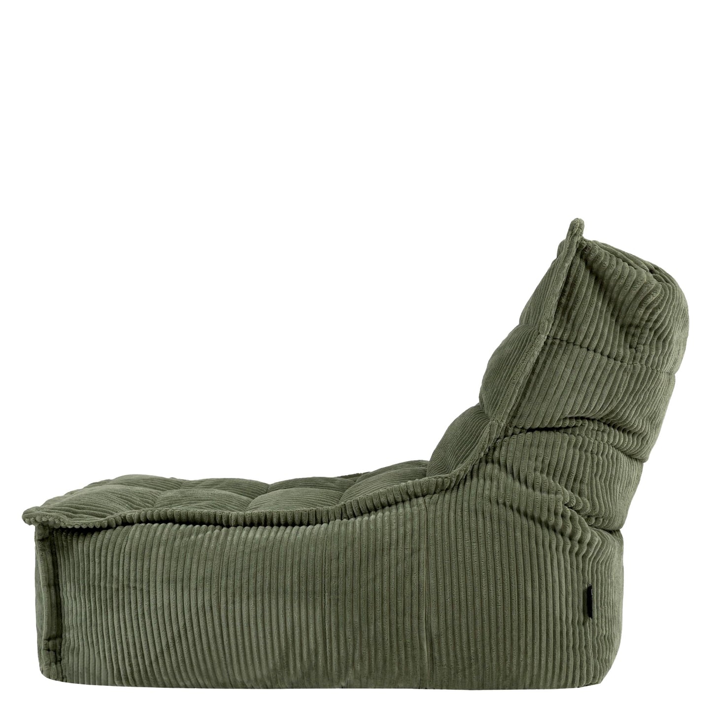 icon Dolce Cord Bean Bag Lounger with Filling Included, Green