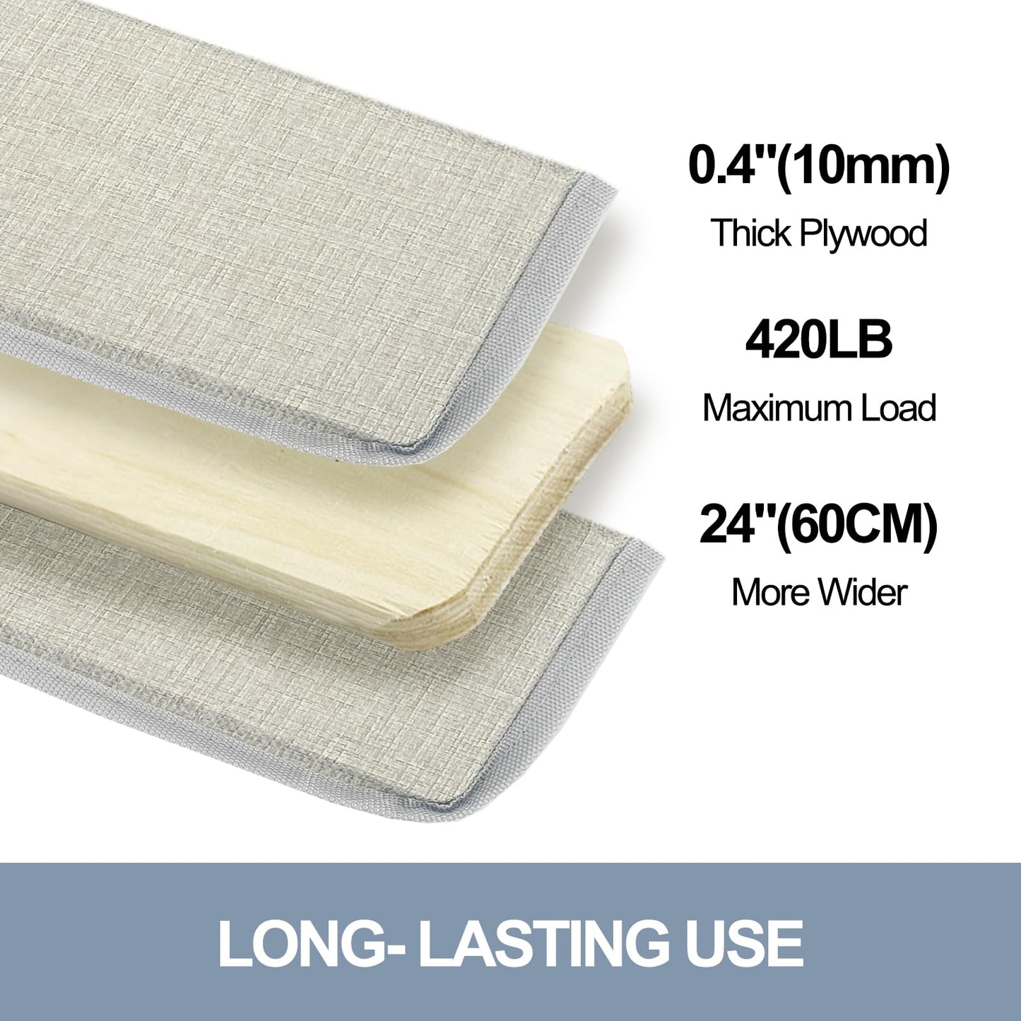 VERONLY Couch Cushion Support for Sagging Seat - (60x170CM) Wooden Sofa Support Strengthener Boards for 3 Seater