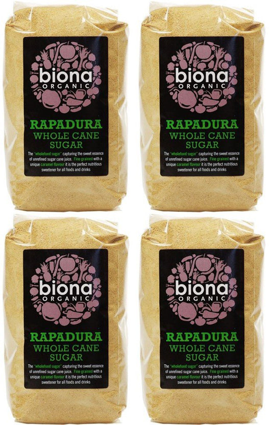 (4 PACK) - Biona - Org Rapadura/Succanet Sugar | 500g | 4 PACK BUNDLE