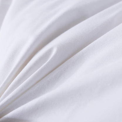SUFUEE Goose Feather and Down Pillows Pair, Luxury Pillows with 100% Cotton Cover, Medium and Soft Firmness, Hotel Quality(48X74cm)
