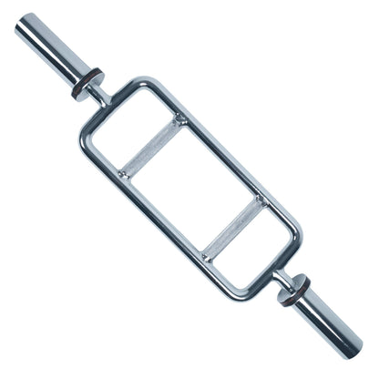 Sunny Health & Fitness 34" Olympic Triceps Bar with Ring Collars, Small
