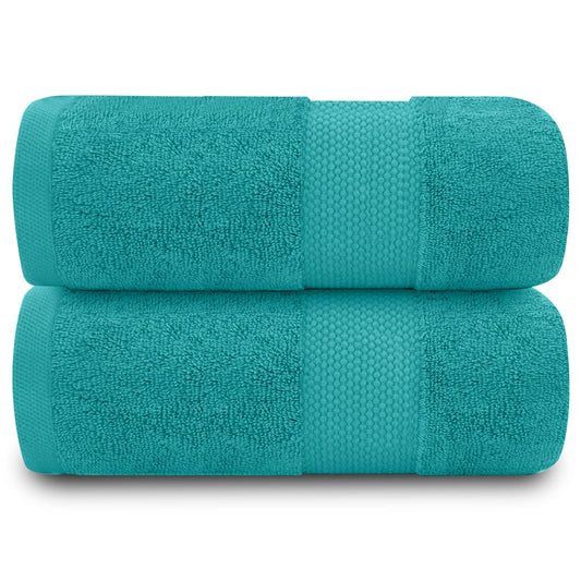 GC GAVENO CAVAILIA Soft Bath Towel Set | 2 Pieces Egyptian Cotton Bathroom Towel | 700 GSM Hotel Collection Towels | Water Absorbent Towels Sets,