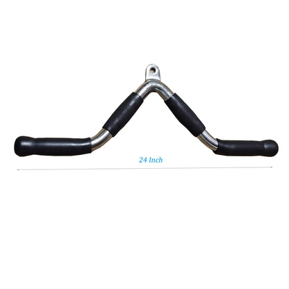 Barbell Cable Attachment For Cable Machines, Lat Pull Down Bar Cable Machine Attachments, Tricep Press Down Bar, Revolving Straight Curl Pulldown Bar