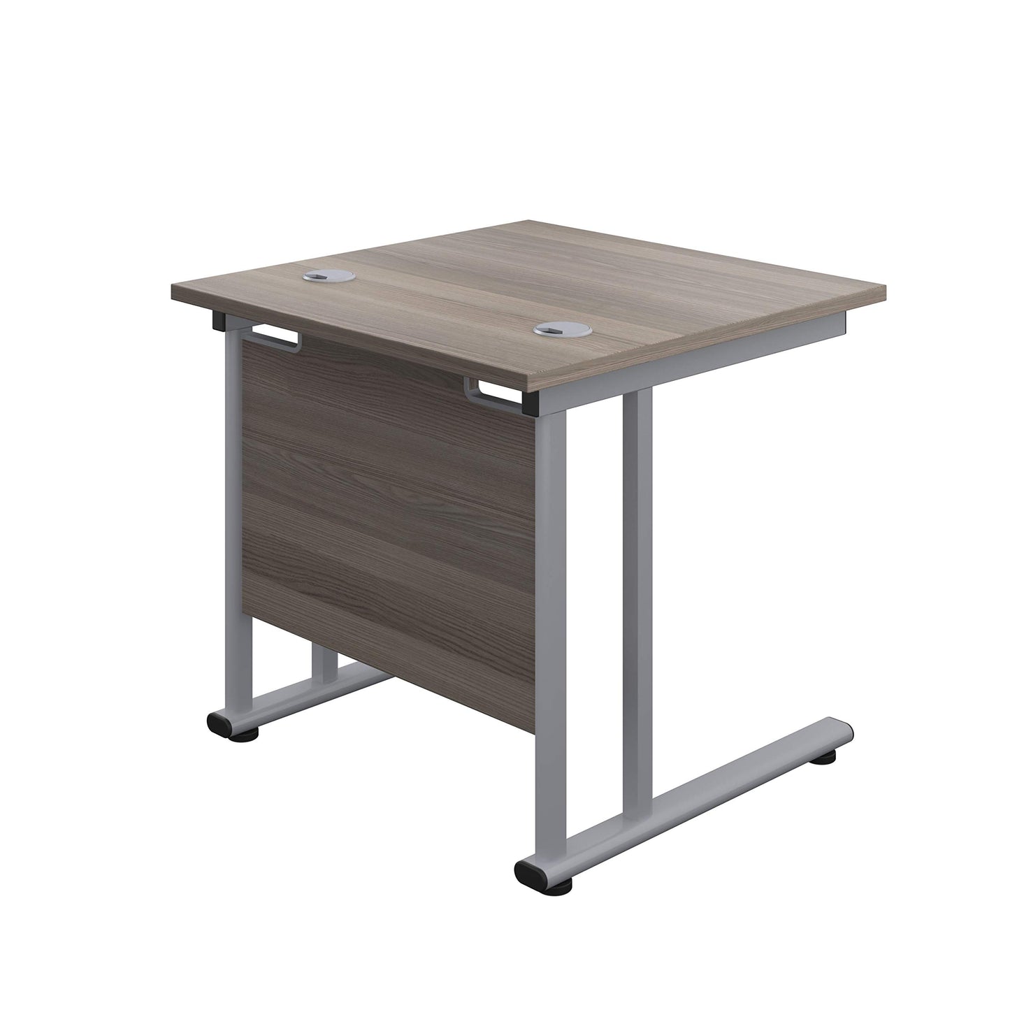 Office Hippo Heavy Duty Rectangular Cantilever Office Desk, Home Office Desk, Office Table, Integrated Cable Ports, PC Desk For Office or Home