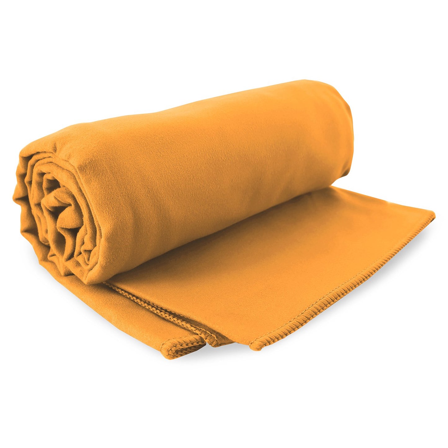 DecoKing Set of 2 Microfibre Guest Towels 30 x 50 cm Orange Cooling Quick-Drying Sports Towel Ekea