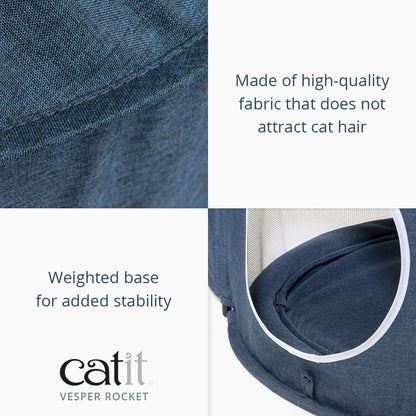 Catit Vesper Rocket Ship Blue