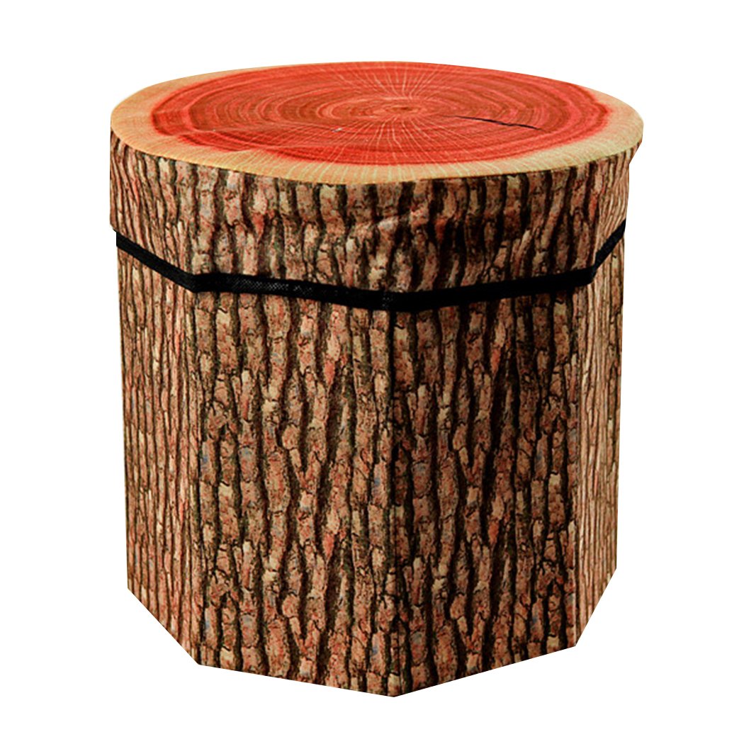 Medipdy Folding Stool Storage Cute Storage Seat for Kids Toys Storage Stool Box Fruit STUMP,30*30cm