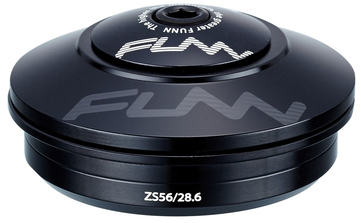 Funn Descend Upper Headset ZS56/28.6, Zero Stack Angular Contact Bearing Upper Headset, Durable and Lightweight Alloy Headset for Mountain Bike, BMX