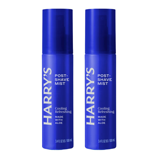 Harry's Post Shave Mist, Alcohol-Free Formula made with Aloe, Eucalyputus, and Tea Tree, 100ml, Pack of 2