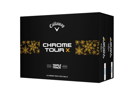 Callaway Golf Chrome Tour X 24 - Double Dozen Gift Box, One Dozen, White