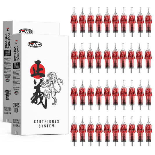 CNC 40Pcs Tattoo Cartridges Needles Disposable Mixed #12 Standard Round Liner 3RL 5RL 7RL 9RL Tattoo Needles EN04R-40KIT-FF